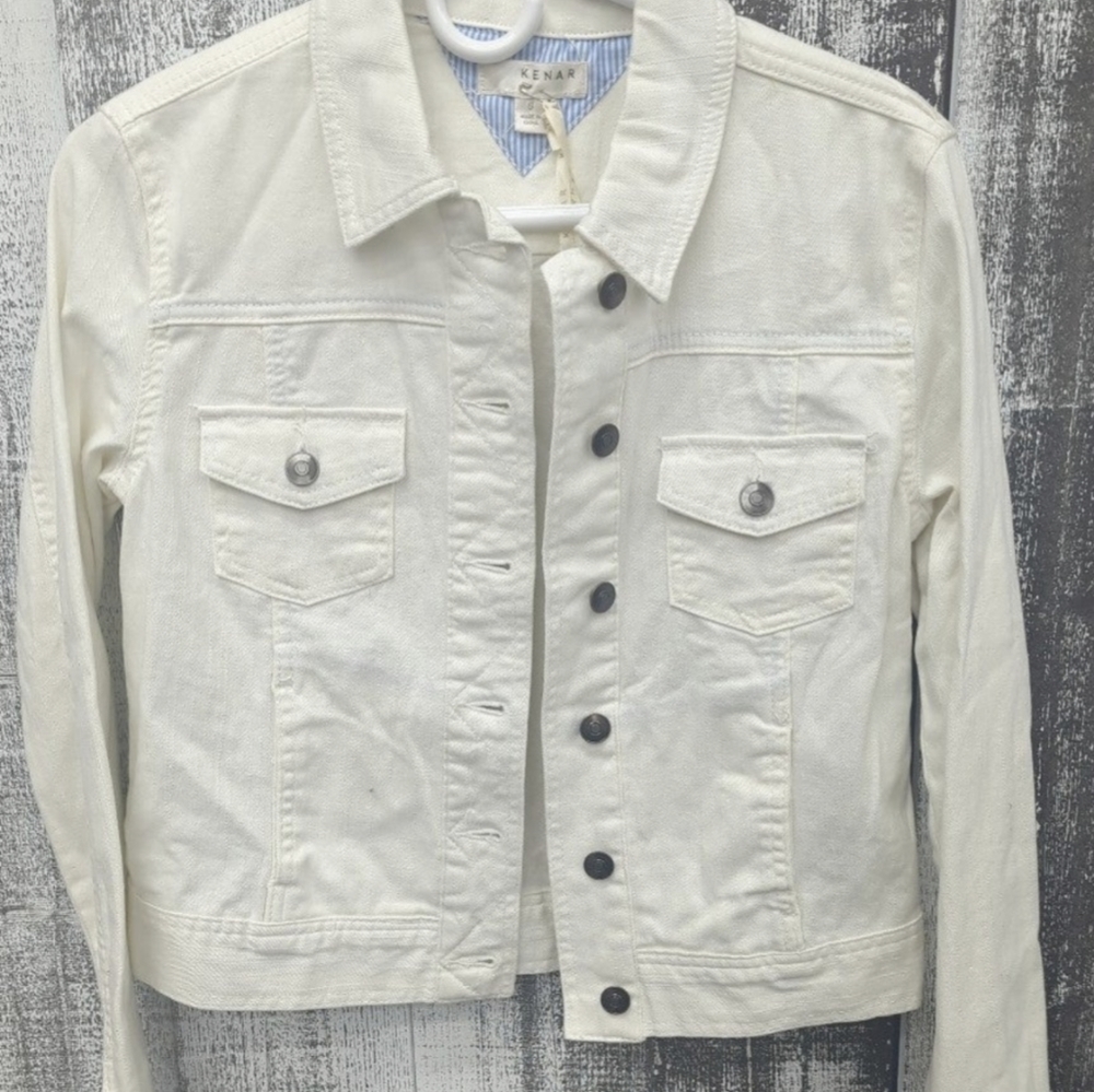 Kenar White Jean Jacket New with Tags